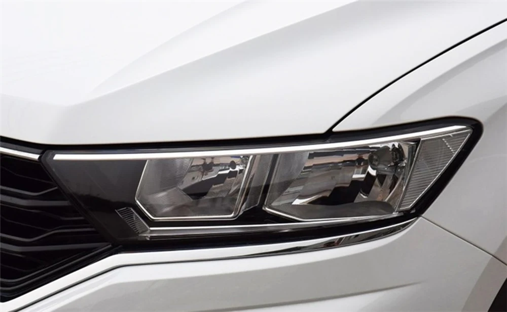 Для Volkswagen VW T-Roc фары автомобиля прозрачные линзы автомобильный брелок крышка