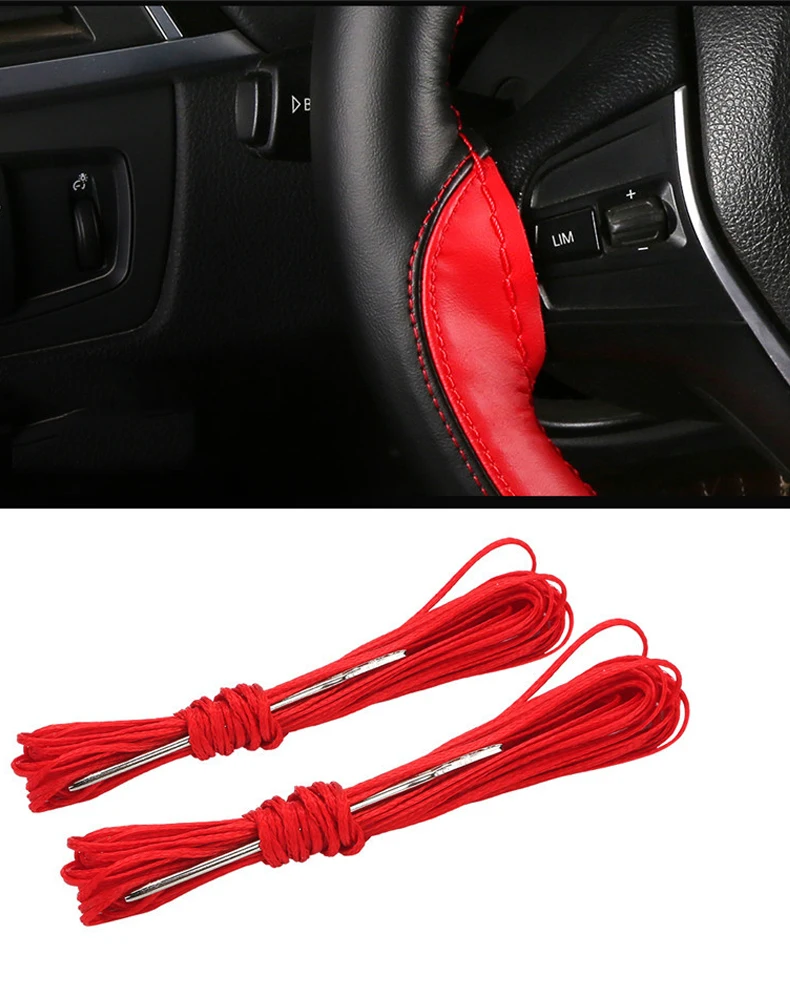 Чехол рулевого колеса автомобиля подходит для Ford Ka Fiesta Focus Mondeo EcoSport Kuga C-MAX Mazda Demio Mazda 2 Axela Mazda 3 CX-3 CX-5 и т. Д