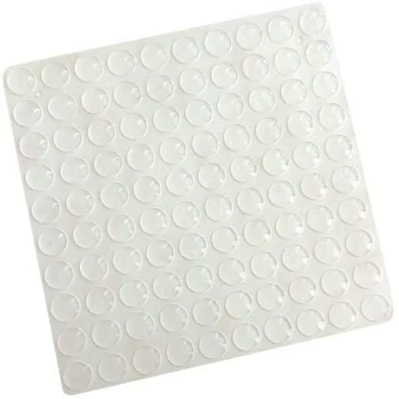 

500pcs 8*2mm Self Adhesive Soft Clear Black Anti Slip Bumpers Silicone Rubber Feet Pads High Sticky Silica Gel Shock Absorber