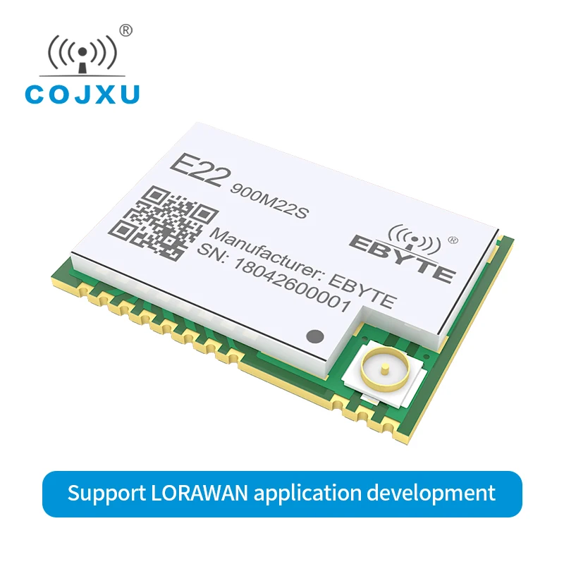 Беспроводной приемопередатчик LORAWAN SX1262 LoRa TCXO E22 900M22S SPI 868 МГц SMD 915 ebyte приемник