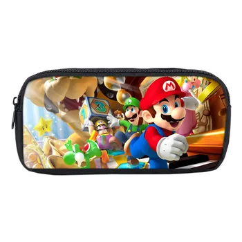 

Trousse Mario Boy Girl Cartoon Pencil Case Bag Back to School Pouches Children Student Pen Bag Kids Purse Wallet