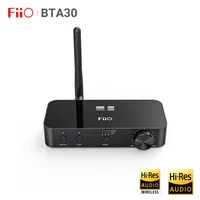 FiiO BTA30 HiFi Audio USB DAC AK4490 سماعة Amp DSP سماعة لاسلكية تعمل بالبلوتوث 5.0 قطعة جهاز إرسال تليفزيوني استقبال AptX HD/LDAC/DSD64