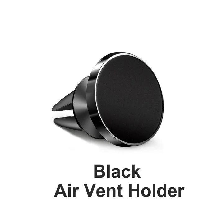 360 Air Vent Black Универсальная Магнитная автомобильная подставка для телефона в машину для iPhone 11 Pro samsung, магнитный держатель для телефона с вентиляционным отверстием, поддержка gps - Цвет: 360 Air Vent Black