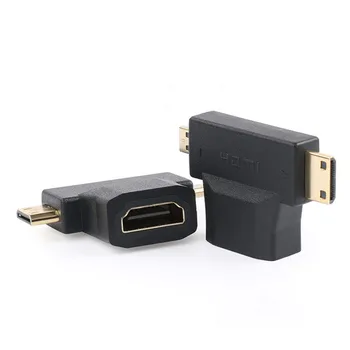 

Micro HDMI to HDMI Adapter Micro Mini HDMI Male to Female Cable Connector Converter for Gopro Hero Camera Micro HDMI