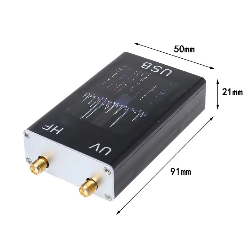 1 комплект 100 кГц-1,7 ГГц Полнодиапазонный UV HF RTL-SDR USB тюнер приемник R820T+ 8232 радио