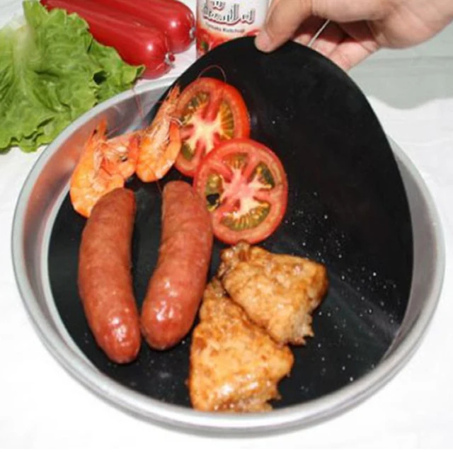 Sering Pan Pad Újrahasznosítható, Nem Tapadható Serpenyőben Sütő Lap Főzőolajlap Teflon-Bevonatú Üvegszálas Kendő Konyha Szerszám - Image 6