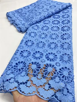 

XIYA Latest Nigerian Lace Fabrics 2020 High Quality African Guipure Cord Lace Fabric French Lace Fabric For Women QF3571B-3