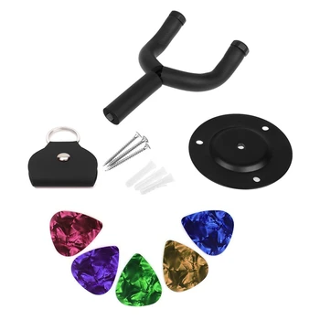 

Guitar Hook Kit with Guitar Hook Holder Stand Picks for Electric Acoustic Guitar Bass Ukulele Banjo