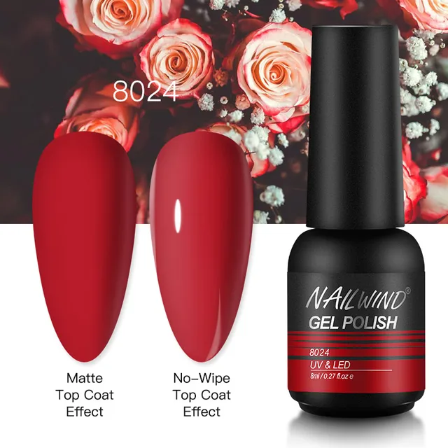 Nailwind Gel Nail Polish 8ml Semi Permanent Varnish Nail Art All for Manicure Need UV LED lamp Base Top coat Nails Gel Polish NE118024