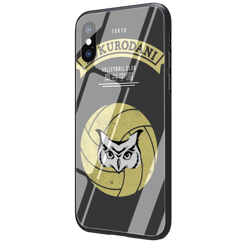 G2 EWAU HAIKYUU! Чехол из закаленного стекла для телефона Karasuno Nekoma Crest для iphone 5 5s SE 6 6s 7 8 plus X XR XS 11 pro Max - Цвет: G2