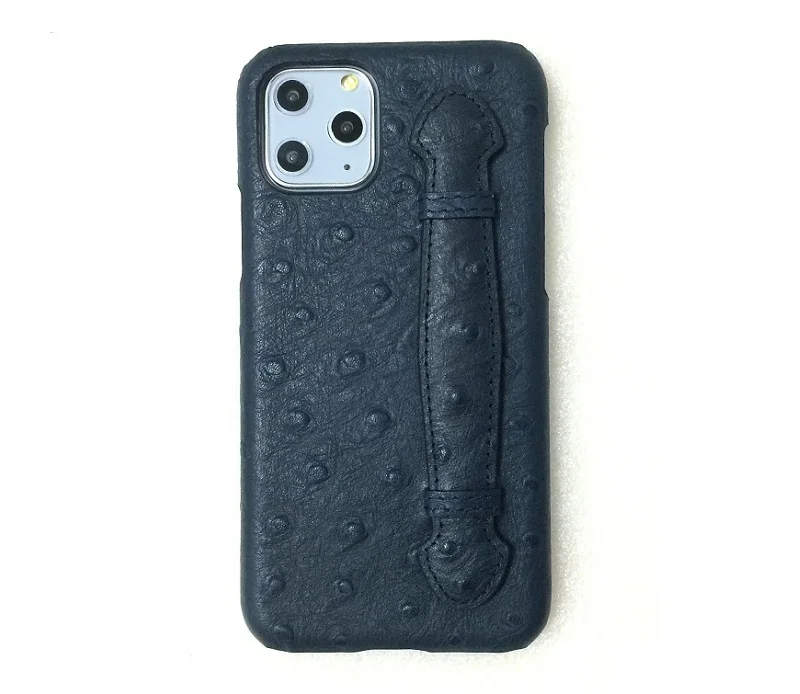 Ультра тонкий чехол из натуральной кожи для iPhone 11 Pro 11Pro, Роскошный милый страусиный ремешок, держатель, тонкий жесткий чехол, чехол s