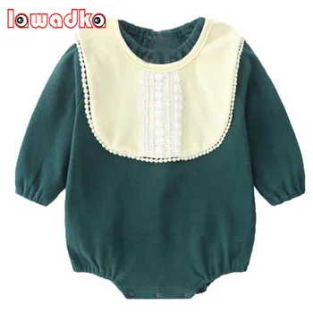 

Baby Girl Clothes Wearing 2020 New Hot Autumn Cotton Long-sleeved Jumpsuit Short Romper Baby Girl Clothes Set 1 Year Old