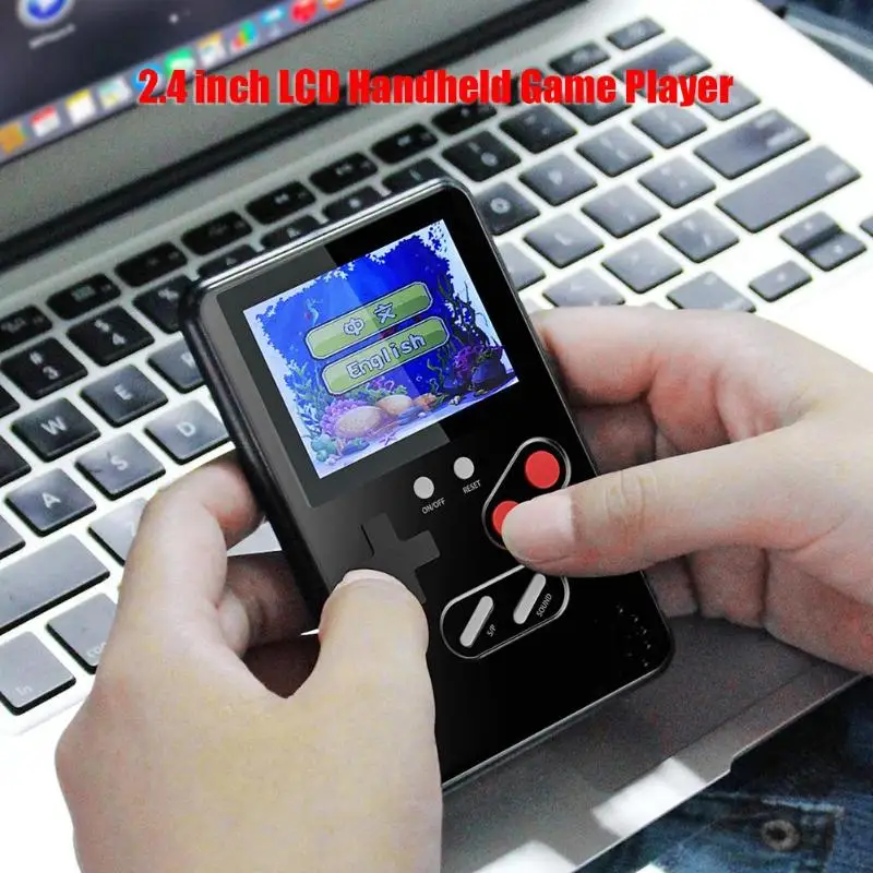 Встроенные 168 игры мини ретро-консоль 2,4 дюймов lcd портативные игровые плееры детство Ретро игровая консоль для детей Детская Подарочная игрушка