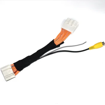 

24 Pins Wire For Renault-Clio 4 2012~2018 Car Original Screen Connector/Reverse Parking Camera RCA Input Adapter Cable