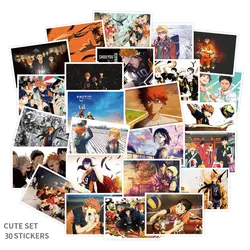 30 pcs/pack Anime Haikyuu!! Waterproof Stickers Laptop Notebook Suitcase Guitar Skateboard Motorbike Graffiti DIY Decor Decals