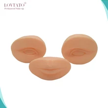 Сменный 3D практика кожи 2 глаза 1 губ кожи практики татуировки мануального татуажа бровей, учащихся использовать Перманентный макияж аксессуары