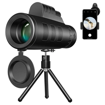 

TOKOHANSUN Universal 40x60 Monocular Zoom HD Optical Cell Phone Lens Observing Survey telephoto lens with tripod for Smartphone