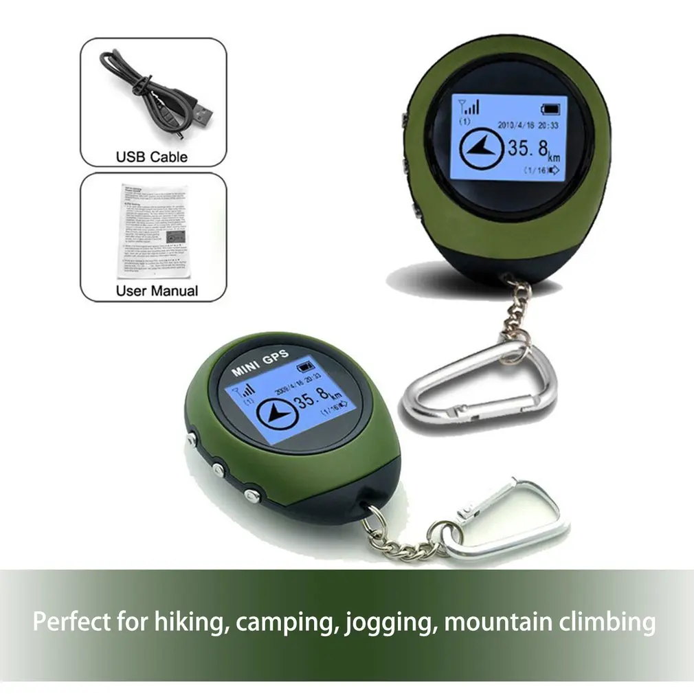  Mini GPS Tracker Tracking Gerät Reise Tragbare Keychain Locator Pathfinding Motorrad Fahrzeug Sport