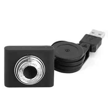 

USB Webcam Manual Focus Built-in Microphone Drive-free Computer Peripheral Web Camera Home Portable Laptop Desktop Cam