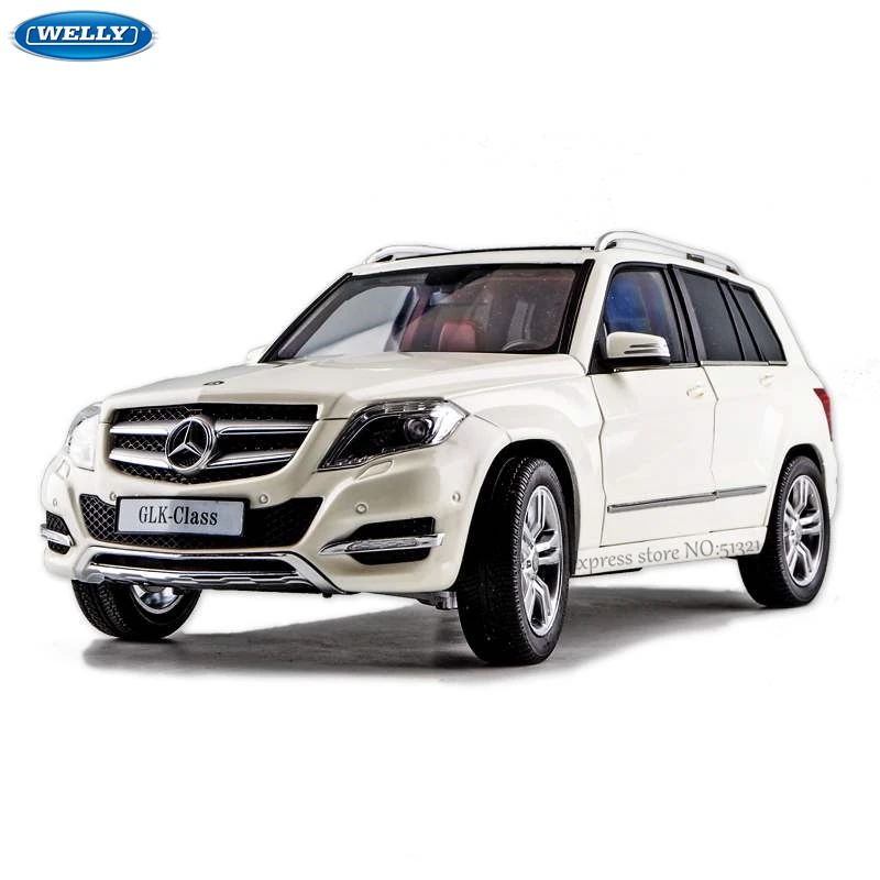 WELLY 1:18 внедорожник Mercedes GLK модель автомобиля из сплава в стиле ретро классическая