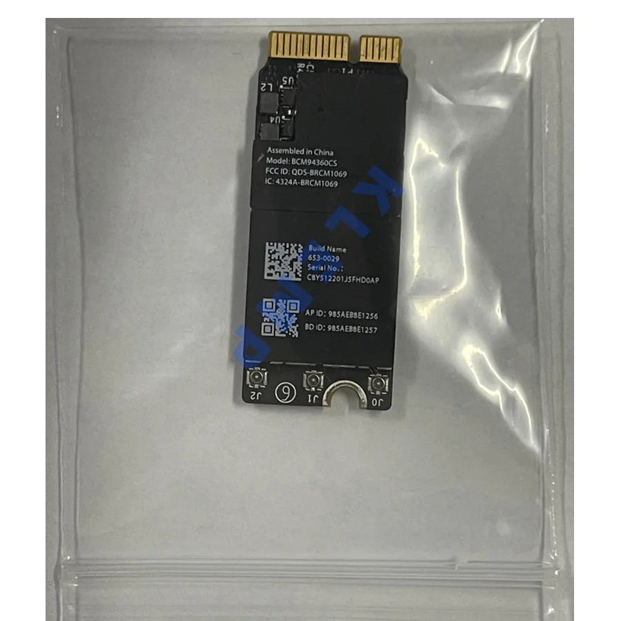 Wircard Bcm94360cs Bcm94360csax Cartão Wi-fi 802.11ac para Pro A1502 A1398 Testado Bt4.0 Tela de LCD do laptop - Imagem 6