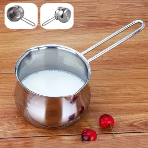 1.5 Quart 18/10 Stainless Steel Saucepan With Pour Spout, Mini Milk Pan  With Spout - Perfect For Boiling Milk, Sauce, Gravies - Milk Pot -  AliExpress