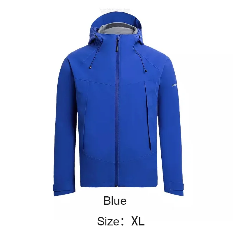 Blue XL Xiaomi комплект из двух предметов пуховик водонепроницаемый дышащий влагопроницаемый тепло-сбор царапин износостойкий съемный - Цвет: Blue XL
