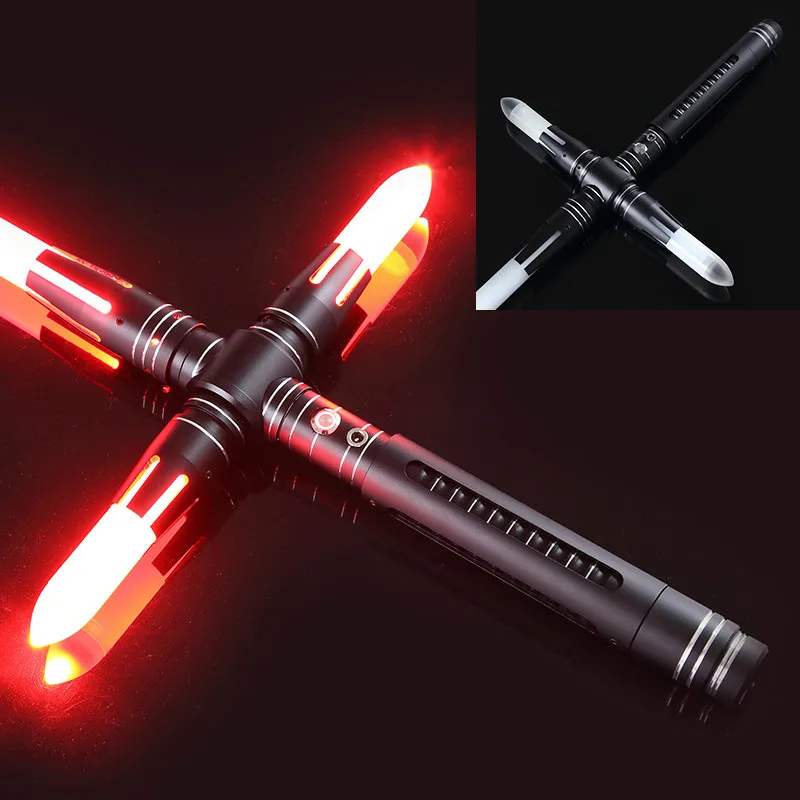 

2019 New Light Saber Sword Stick Force Heavy Dueling Led Lightsaber with Foc Lock Up Metal Hilt Blaster Sound Children Gift