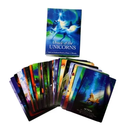 Read Fate lenormand Oracle Cards Mysterious Fortune Tarot Cards Game For Divination Fate Unicorn Oracle Destiny Card