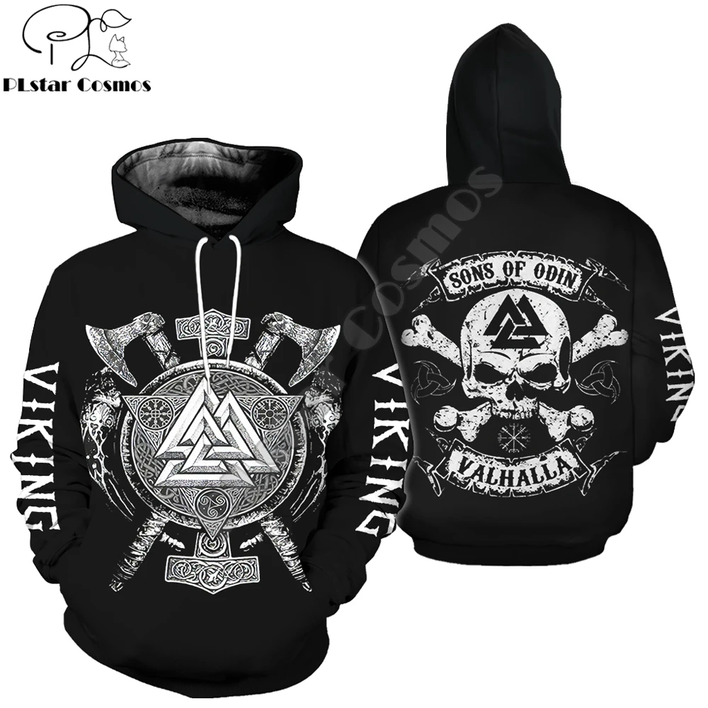 Sons Of Odin Viking Tattoo 3D Printed Men Hoodie Harajuku Fashion ...