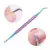 1 Шт Прямой Пинцет Для Ногтей Nail Art Pusher Remover Stick Стержень Гель-Лак Из Нержавеющей Стали Nail Art Инструменты для Удаления Лака