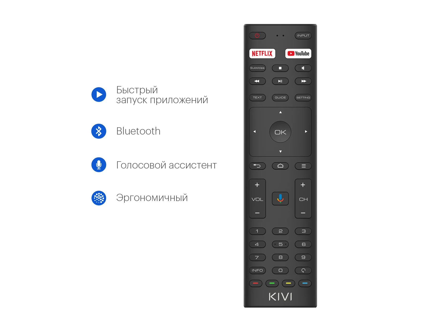 Телевизор KIVI 32&quot (32H710KB) NEW!! Google Android TV 9|Телевизоры| |