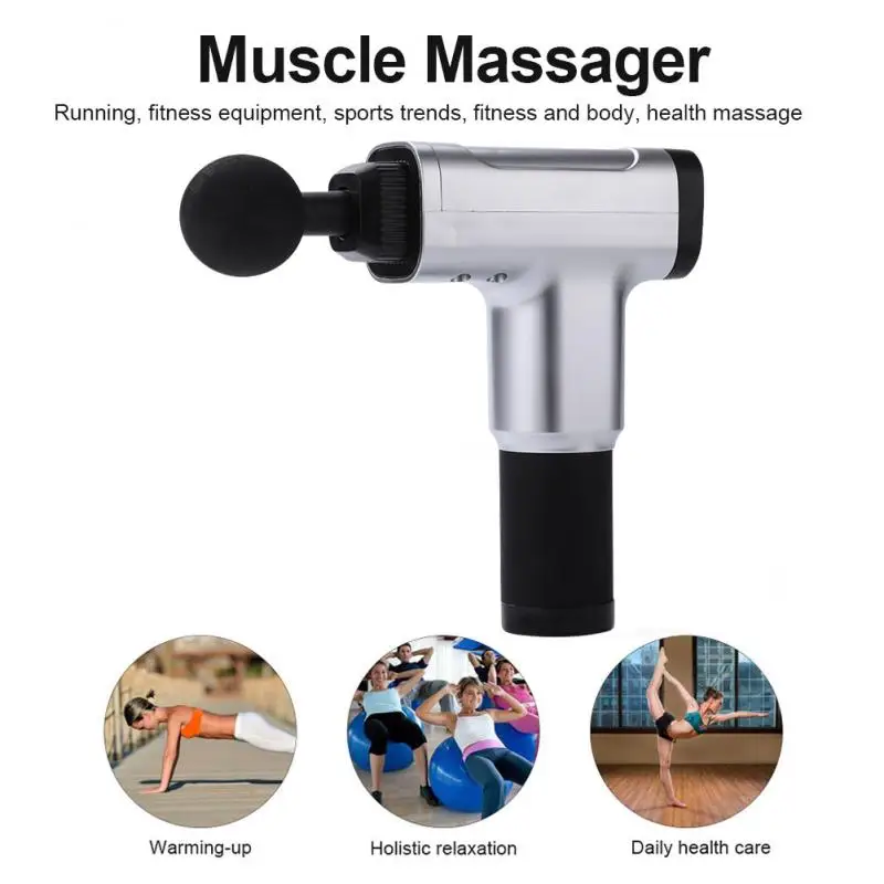 

Massage Gun Percussion Massager Muscle Relaxing Fascia Recovery Fast Management After Training Exercising Body Relaxation Slimmi
