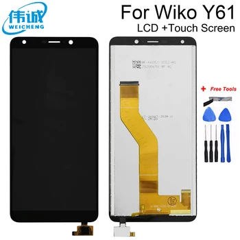 

6.0''For Wiko y61 LCD Display with Touch Screen Digitizer Assembly For wiko y61 Phone Repair Parts + Tools
