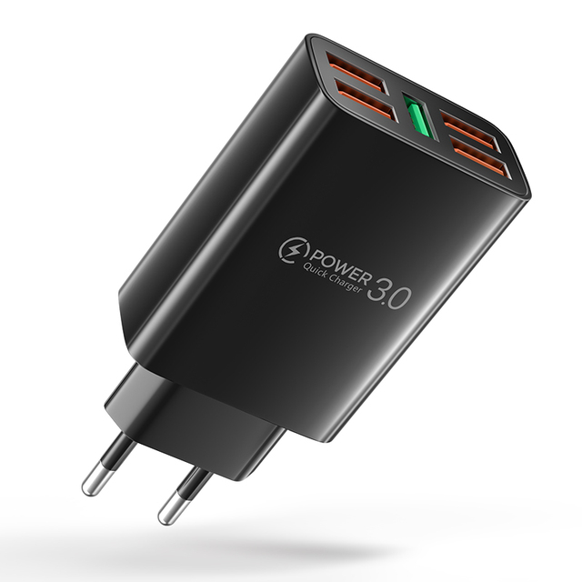 5 usb charger Quick Charge For iphone 12 pro max xiaomi mi mix 4 oneplus universal travel Mobile Phone fast charging Charger