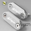 For  Ninja300 400 650 ZX6R Mirror Block Off Plates Upper Fairings Protect Anodized Aluminum Construction 6