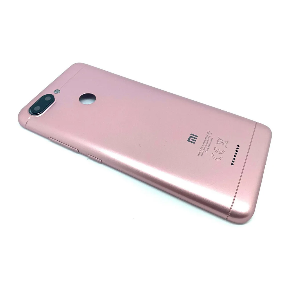 Новинка для Xiaomi Redmi 6 6A батарея задняя панель Корпус пластиковая настоящая панель+ объектив камеры+ боковые ключи запасные части