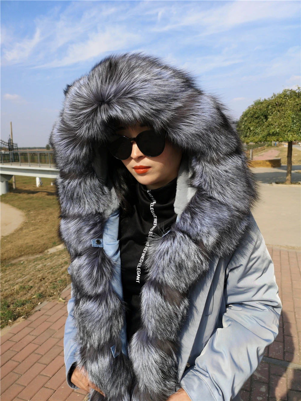 Женская парка, пальто из натурального меха, парка из натурального меха, зимняя куртка, пальто из натурального меха, женские меховые пальто с капюшоном, натуральный мех