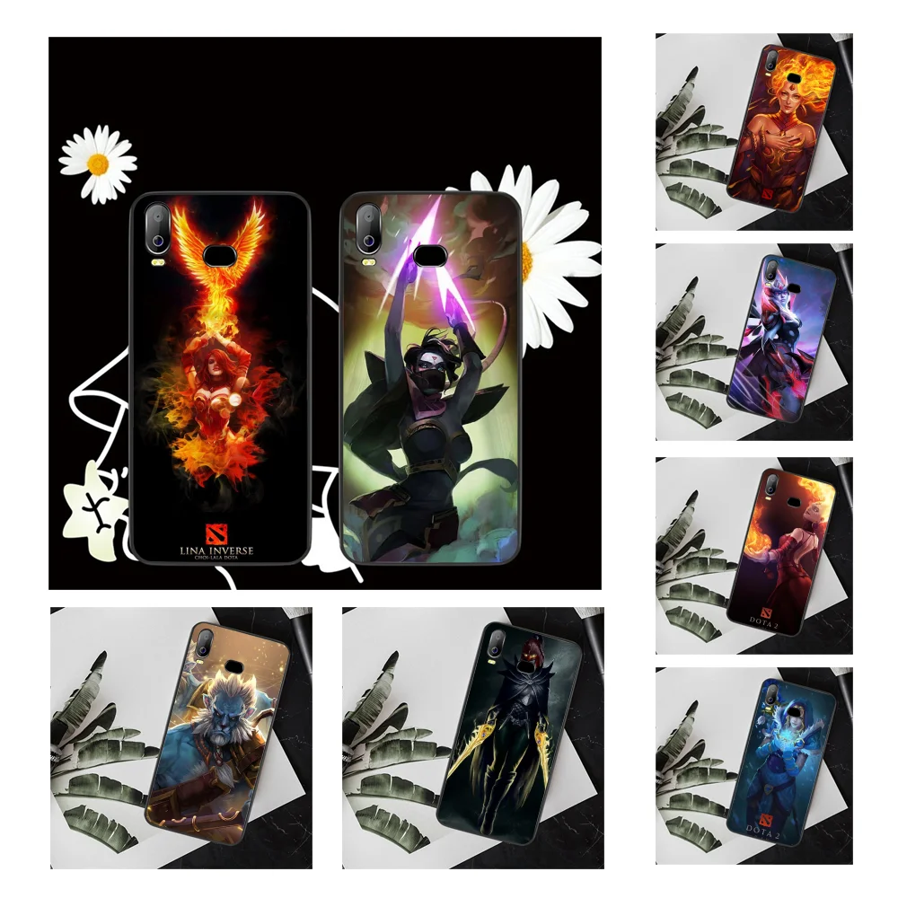 NBDRUICAI Dota 2 герои черный ТПУ мягкий резиновый чехол для мобильного телефона Samsung A10