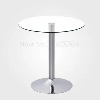 

Glass Round Table Dining Table Coffee Table Round Negotiating Table Small Round Table Reception Table Stylish Simple Modern Coff