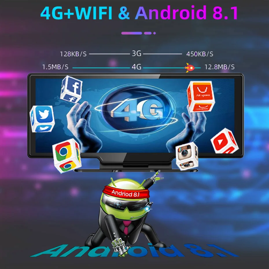  ī޶  ķ, ADAS GPS ׺̼, ȵ̵ 8.1  , ڵ   , 10.26 ġ ġ ũ, 4G, ǰ