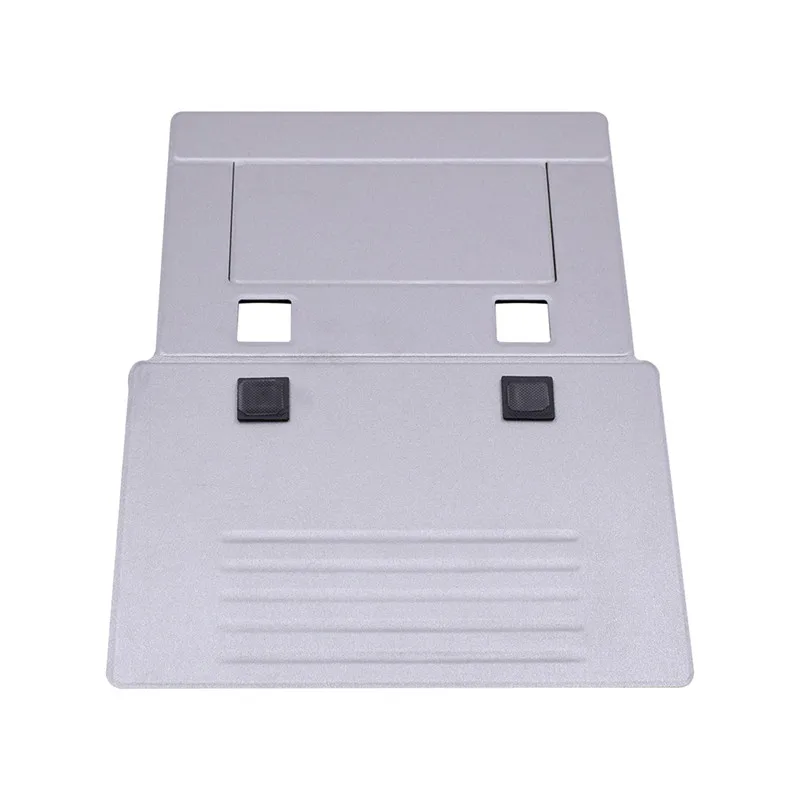 grey Luxury Upgrade Computer Laptop Pad Stand Adhesive Invisible Lightweight Folding Bracket Portable Tablet Holder for iPad MacBook - Цвет: grey