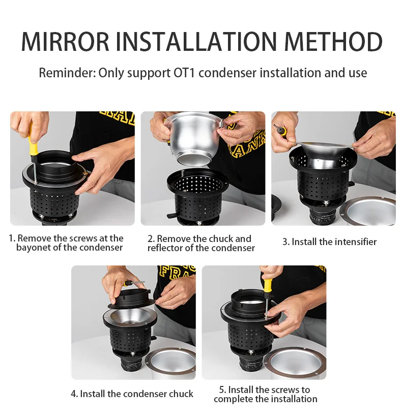 Description Picture 5 of itemSoonpho OT1 Snoot Optical Concentrating Lens Increase LED Video Light Flash Brightness for Photography Studio OT1 Accessories
