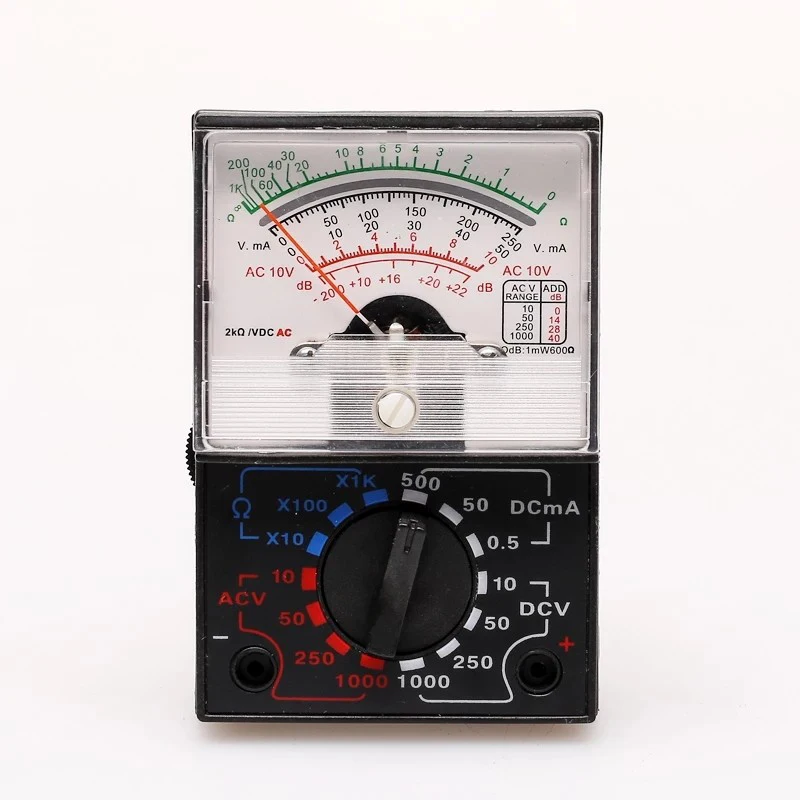 

Pointer Multimeter Black Safe Accurate Pointer Voltimeter Electric AC/DC OHM Voltmeter Ammeter Multimeter Multi Tester