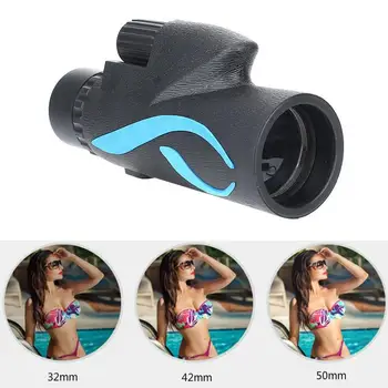

Viewing Glasses HD Telescope Illumination Outdoors Mountaineering Rubber Blue Black Measuring Phone Camera Practical
