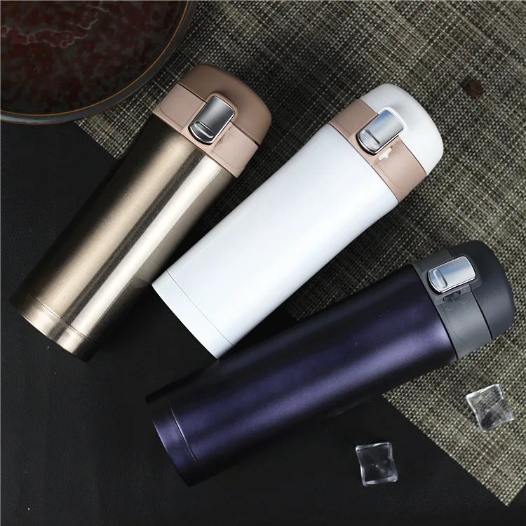 

Yongkang Double Layer Stainless Steel Vacuum Flask Free Form In-car Thermos but Lettering