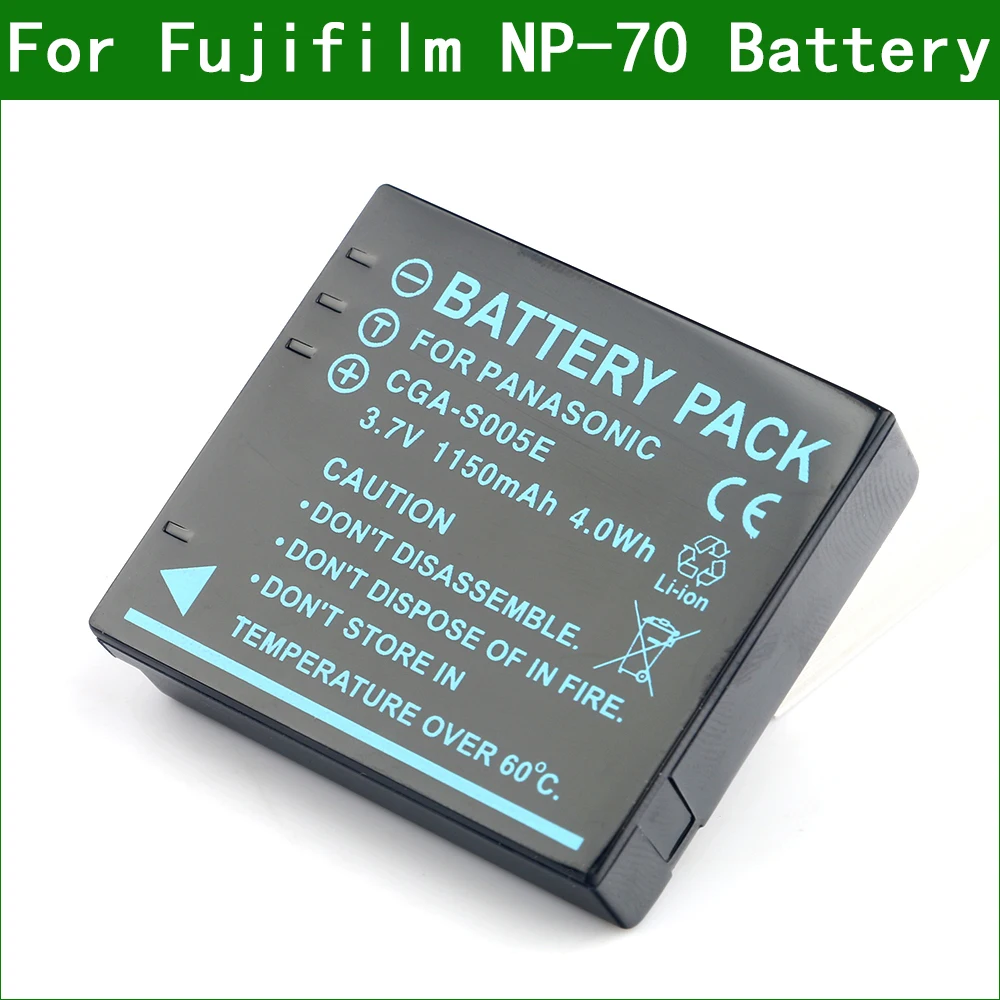 Lanfulang Np-70 Bc-70 Fotocamera Digitale Batteria Per Fujifilm Finepix F20 Zoom F40Fd F45Fd F47Fd