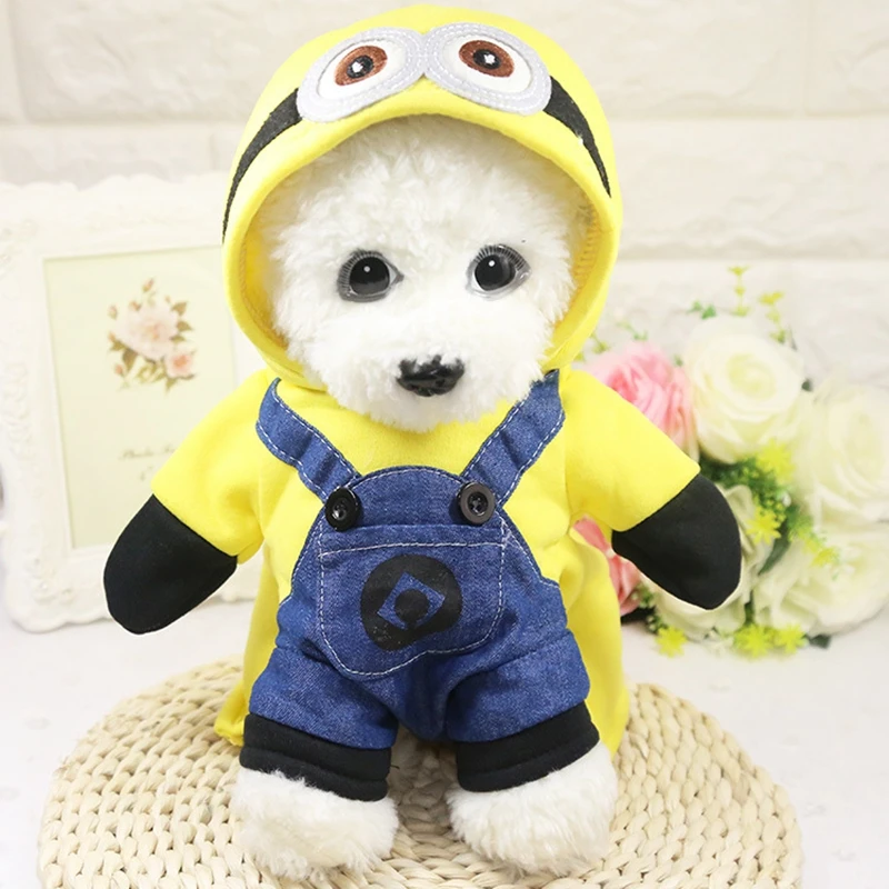 

Cartoon Dog Clothes Winter Warm Cat Puppy Dogs Pets Clothing for Small Medium Dogs Chihuahua French Bulldog Dog Jacket Hoodie