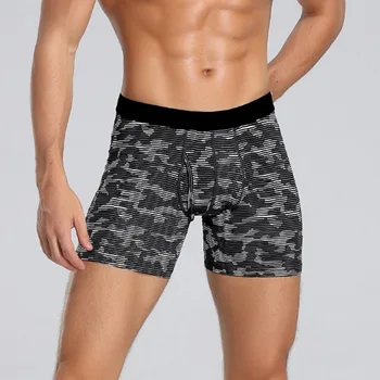 

Oeak Men Boxer Shorts Camouflage Male Underwear Boxers Homme Cotton Boxershorts Striped Panties Underpants Man 2020