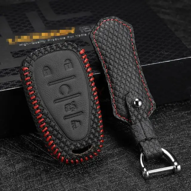 

high quality Leather Key Cover OEM For BUICK Malibu 2016-2020 Auto holder case Shell Protector